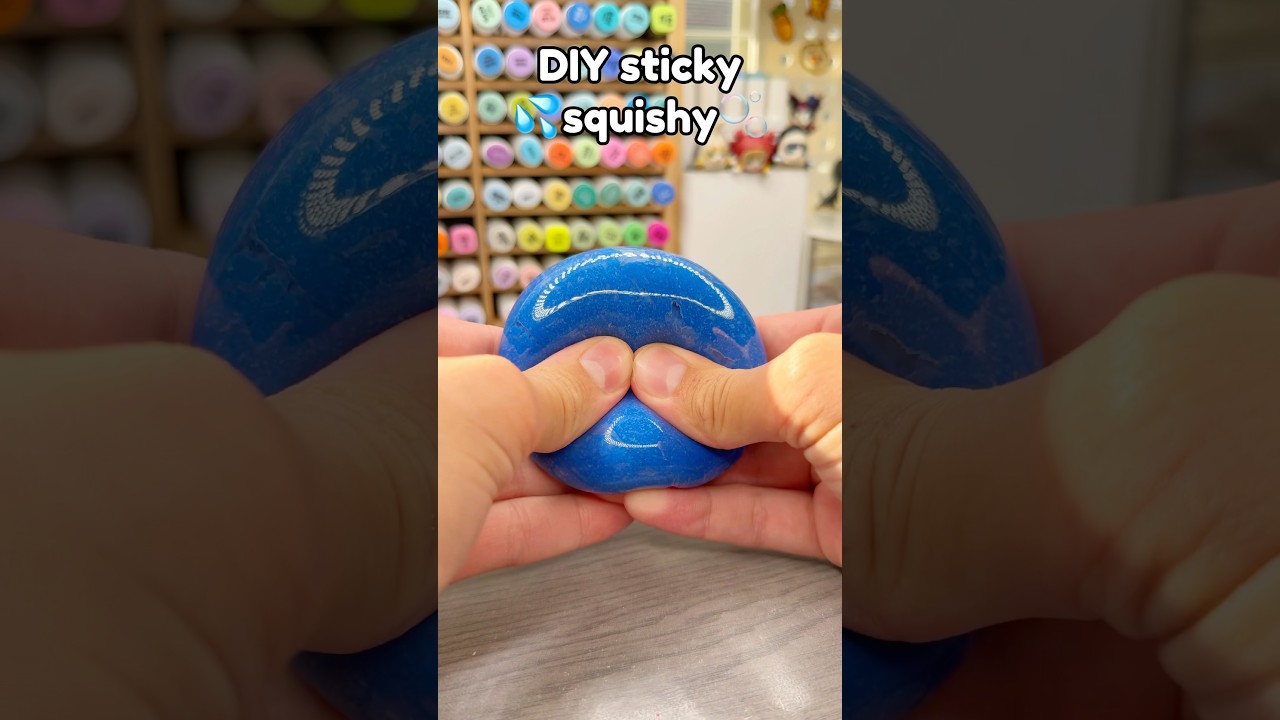 💦DIY sticky Squishy!?￼ 