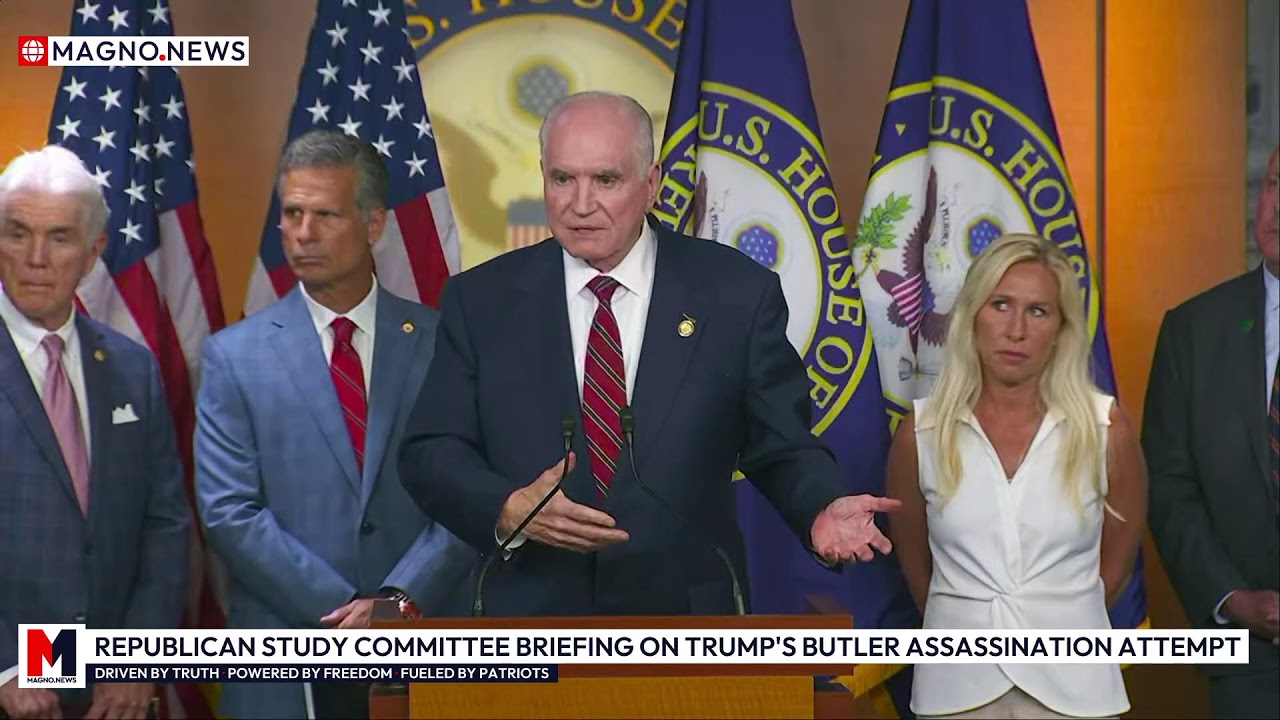 🇺🇸 Republican Study Committee Briefing on Trump's Butler Assassination Attempt Anniversary [LIVE]