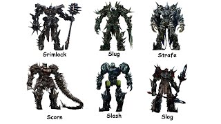 Every Dinobot from Transformer Explained