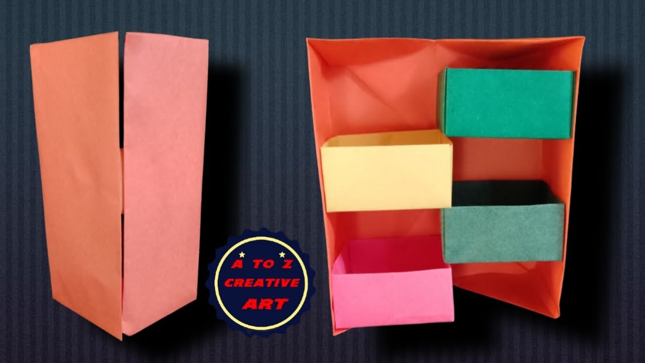 Origami Secret Stepper Box Tutorial 🎁 DIY Paper Craft Tutorial 🎁 Easy Paper Craft