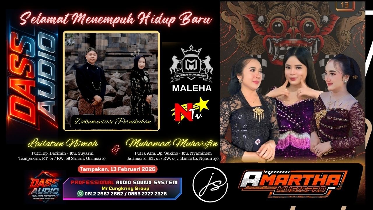 PERNIKAHAN ILA & ARIFIN // DASS PRO AUDIO // AMARTHA CAMPURSARI