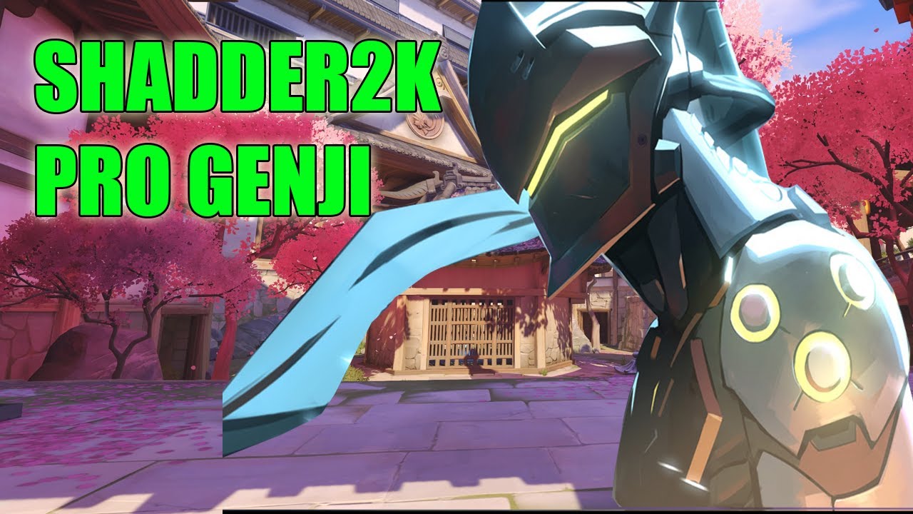 SHADDER2K PRO GENJI GAMEPLAY - TOP 500 OVERWATCH SEASON 24