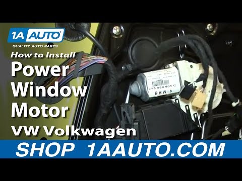 How To Replace Power Window Motor 98-10 VW Volkswagen Beetle