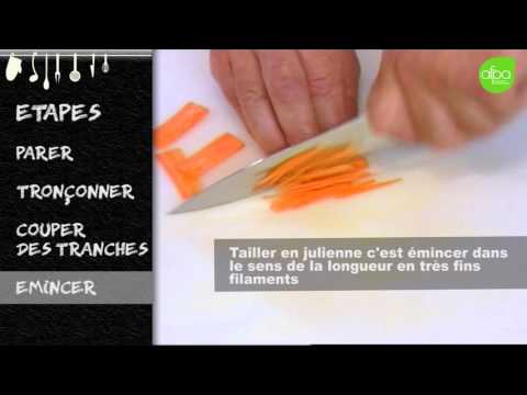 Tailler en julienne