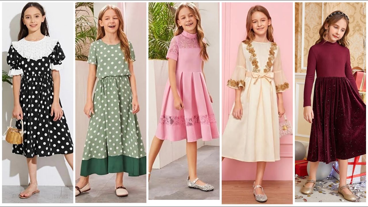12 Year Girl Dress Design 2021/12  Girl Frock Dress/Midi Dress for 12 Year Girl/12 Girl Midi 