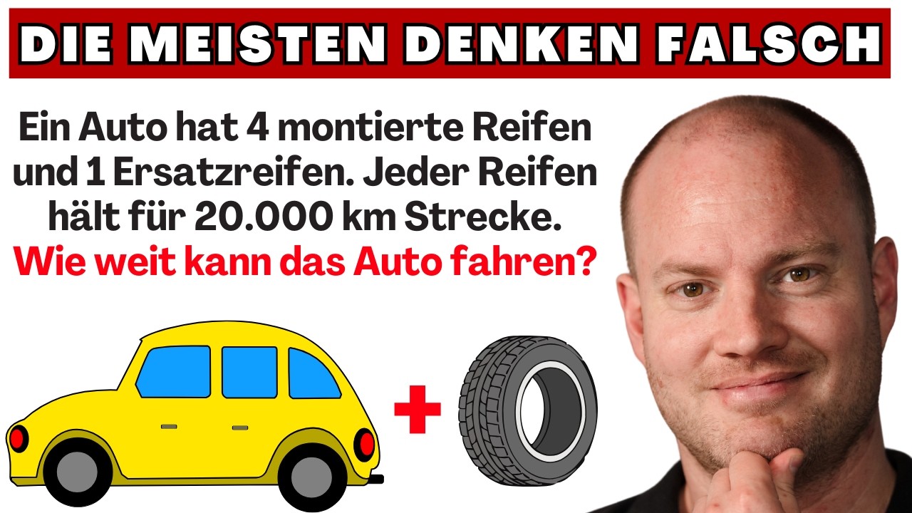 Mit welcher cleveren Strategie fährt das Auto maximal weit?
