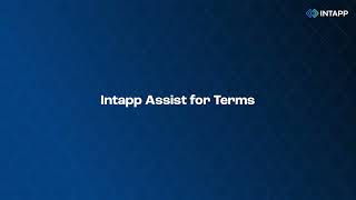 Save time with the powerful AI capabilities of Intapp Assist for Terms