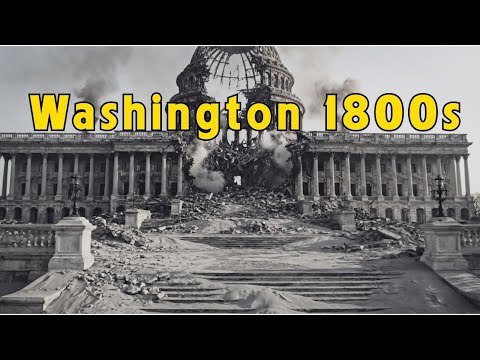 Washington 1814 The Day Burned To Ash AI Reconstruction 