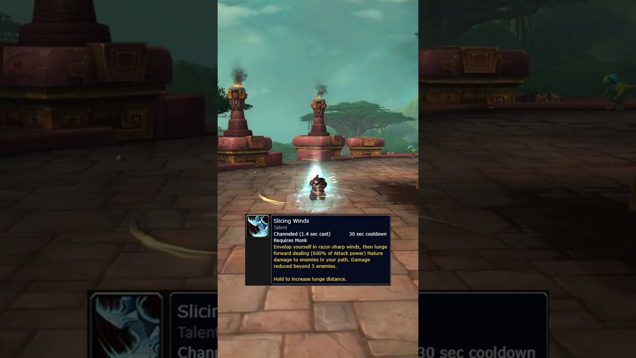Wow 11.1 NEW monk ability Slicing Winds