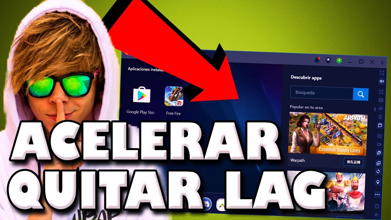 Cómo Acelerar Bluestacks 4 & 5 al Máximo | QUITAR LAG | BAJOS RECURSOS | JUGAR FREE FIRE SIN LAG