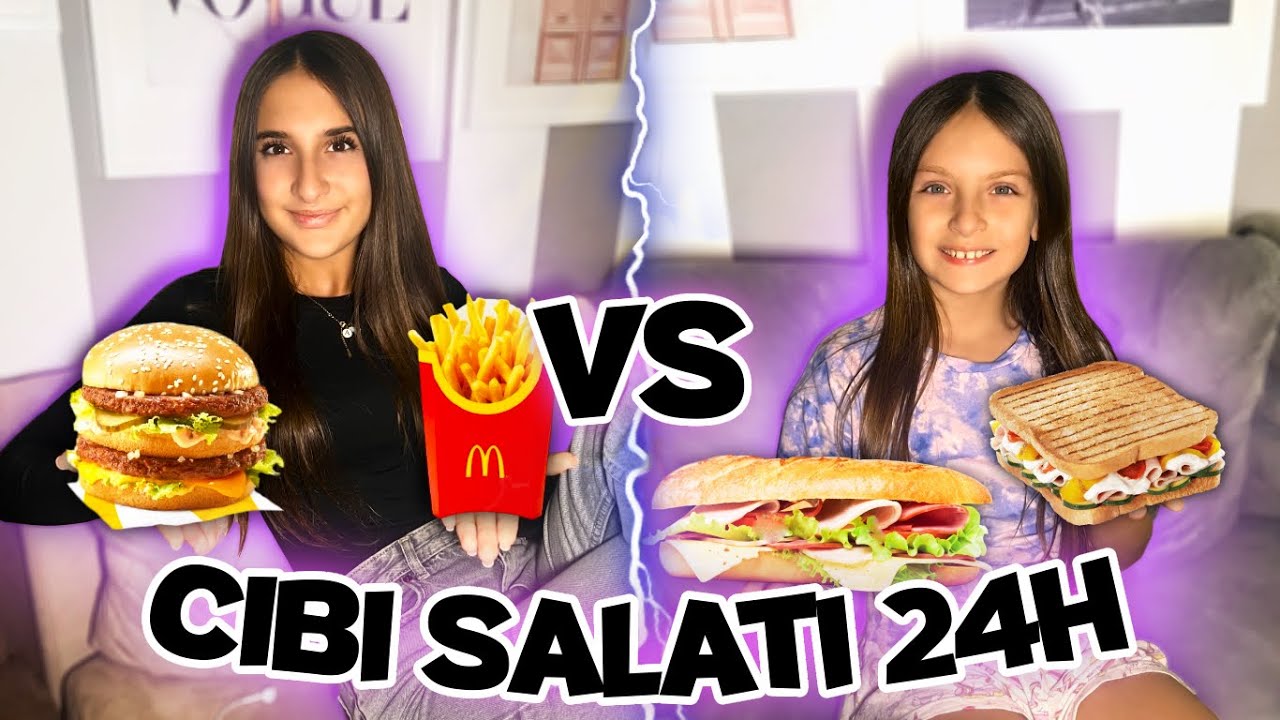 MANGIAMO SOLO CIBI SALATI per 24 ORE 🍟🍔🌭🥪