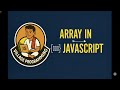 Array in JavaScript | Methods in Array | @VillageProgramming #javascript #javascripttutorial
