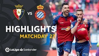 A penalty transformed by roberto torres gives an important win to ca
osasuna against rcd espanyol who continues in the last position
#osasunaespanyol j27 lal...