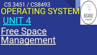 4.12 Free Space Management in Tamil