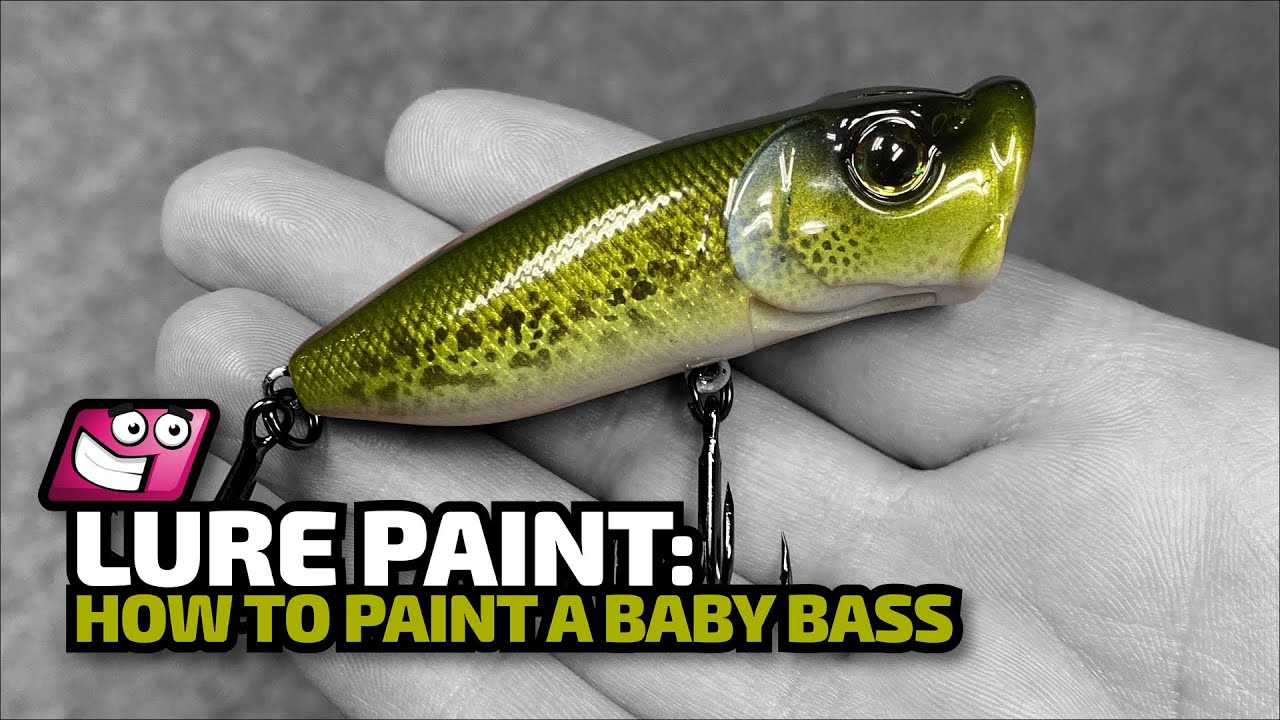 Lure Painting: How to Paint a Baby Bass 