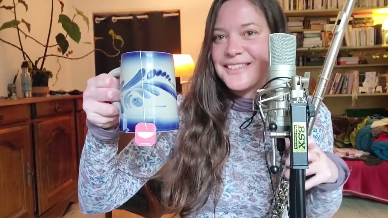 Tunes and A Cup of Tea 🎶 slip jigs, barndances, jigs and reels | Irish music on silver flute