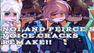 Noi and peirce's voice cracks Remake!!!👁️👄👁️|BONUS CLIP!!!|Cringe-|Gacha|