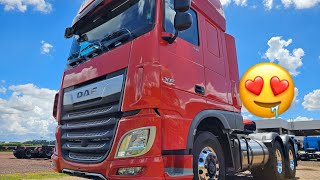 DAF XF 530 TRUCADO 6X4 NA COR LARANJA E CABINE SUPER SPACE 2024!!!