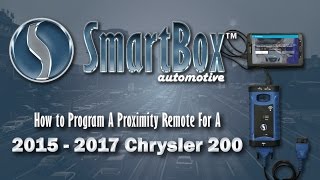 How to Program a Proximity Key to a 2015 - 2017 Chrysler 200