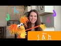 Learn Letters and Sounds of the Letters J and H!
