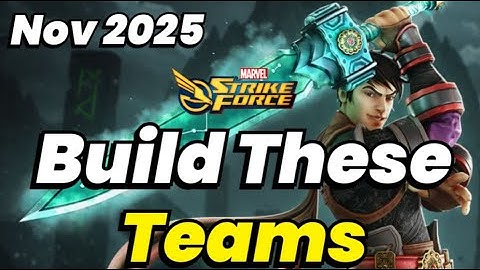 THE ONLY 10 TEAMS YOU NEED! REACH END GAME ASAP! ULTIMATE VALUE | NOV 2025 | MARVEL Strike Force