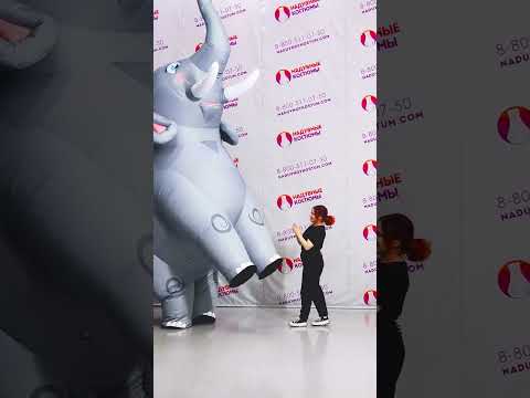 Крутой надувной костюм слона! Производство надувных костюмов г. Екатеринбург #надувнойкостюм #shorts