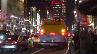 NYC Bus: Javits Ctr bound LFS Artic Gen-4 5586 M34 SBS at 34 St/6 Av