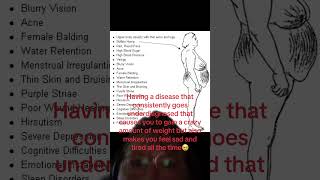 It’s literally so unfair🥲 #cushings #cushingsdisease #cushingssyndrome