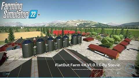 FS22 FlatOut Farm 4X By Stevie | For PC | V1.0.1.2 | Download Link In the Description.