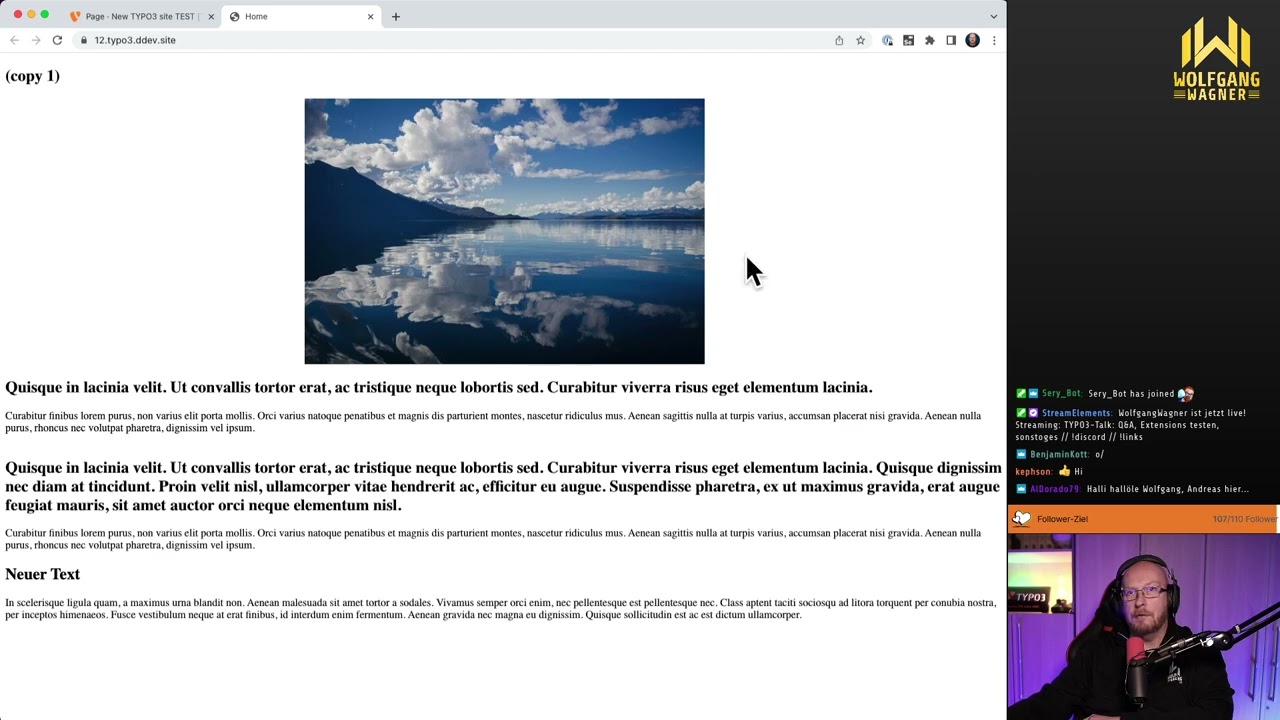 Twitch TYPO3-Talk vom 29.12.2022: TYPO3 12.2, Extensions, ChatGPT, Midjourney