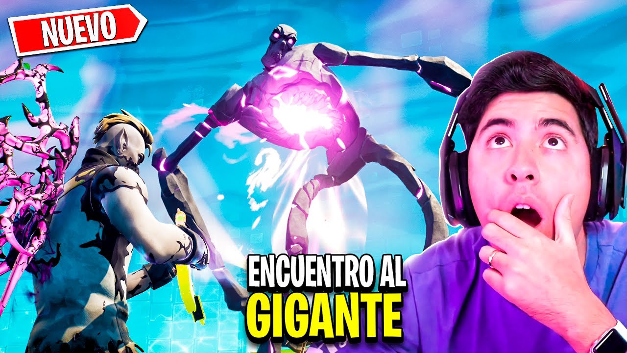 ENCUENTRO al GIGANTE MONSTRUO y GUADAÑA del PARALELO en FORTNITE – JorgeIsaac115