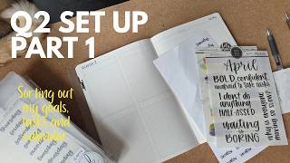 QUARTER 2 SET UP | Goals, habits and more!