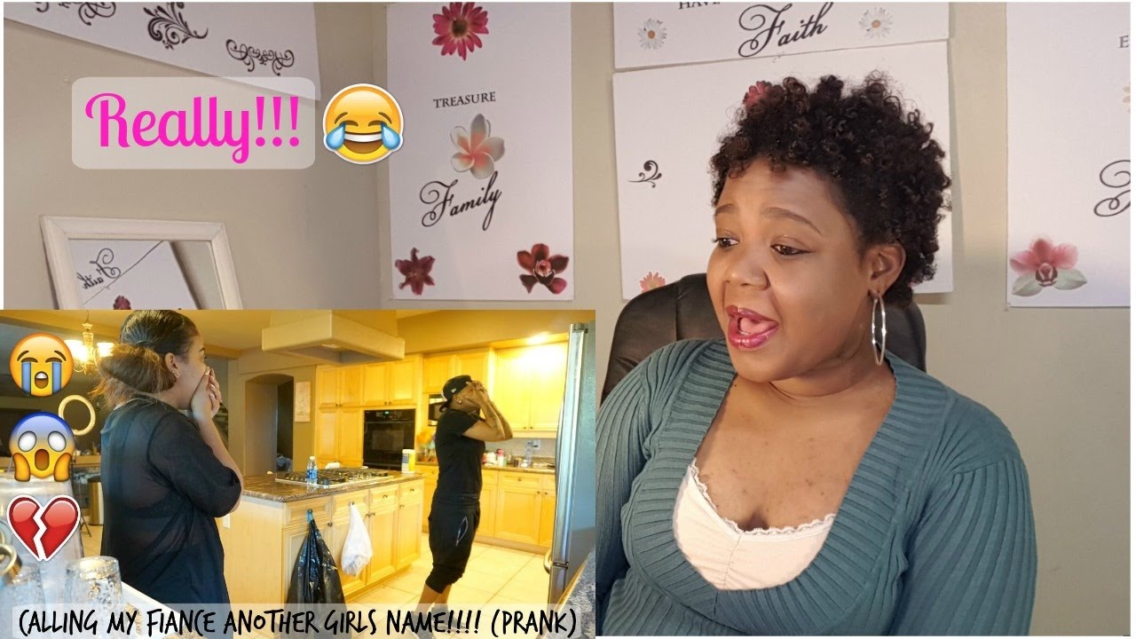 CALLING MY FIANCE ANOTHER GIRLS NAME!!!! (Prank)- Domo and Crissy| Reaction🎗😍😘💜