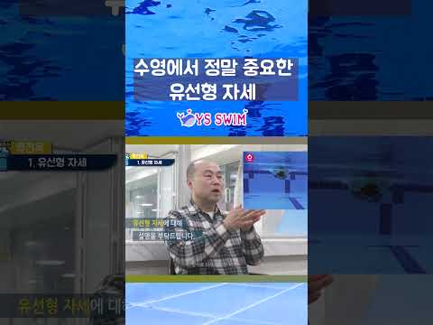 수영에서 정말 중요한 유선형 자세