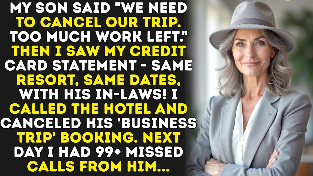 My son wanted to cancel our trip due to work. Hours later, my card was charged at that exact resort.