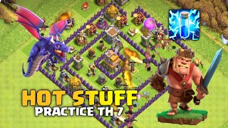 Easily Way To Get 3 Star in Practice mode TH 7 || Hot Stuff (Clash Of Clean) || @AxzulGamingZone screenshot 5