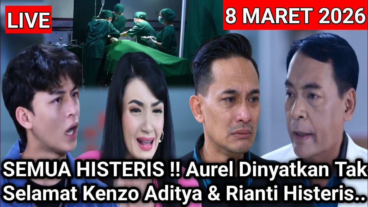 LIVE MERANGKAI KISAH INDAH HARI INI - SEMUA HISTERIS! Aurel Tak Selamat Kenzo Aditya Rianti Histeris