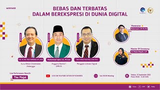 Webinar Bebas dan Terbatas dalam Berekspresi di Dunia Digital