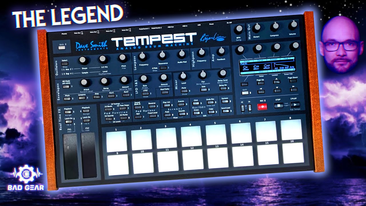 Tempest Analog Drum Machine - Dave Smith Roger Linn - YouTube