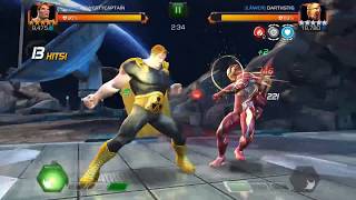 Hyperion Vs Ironman (IW) Arc overload node  - No heavy attack intercepts - alliance war