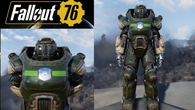 Fallout 76 Park Ranger Power Armor Skin Showcase Youtube