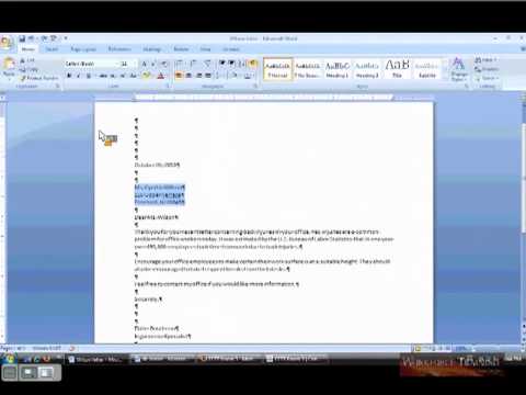 Cut, Copy, and Paste Shortcuts in Word - YouTube