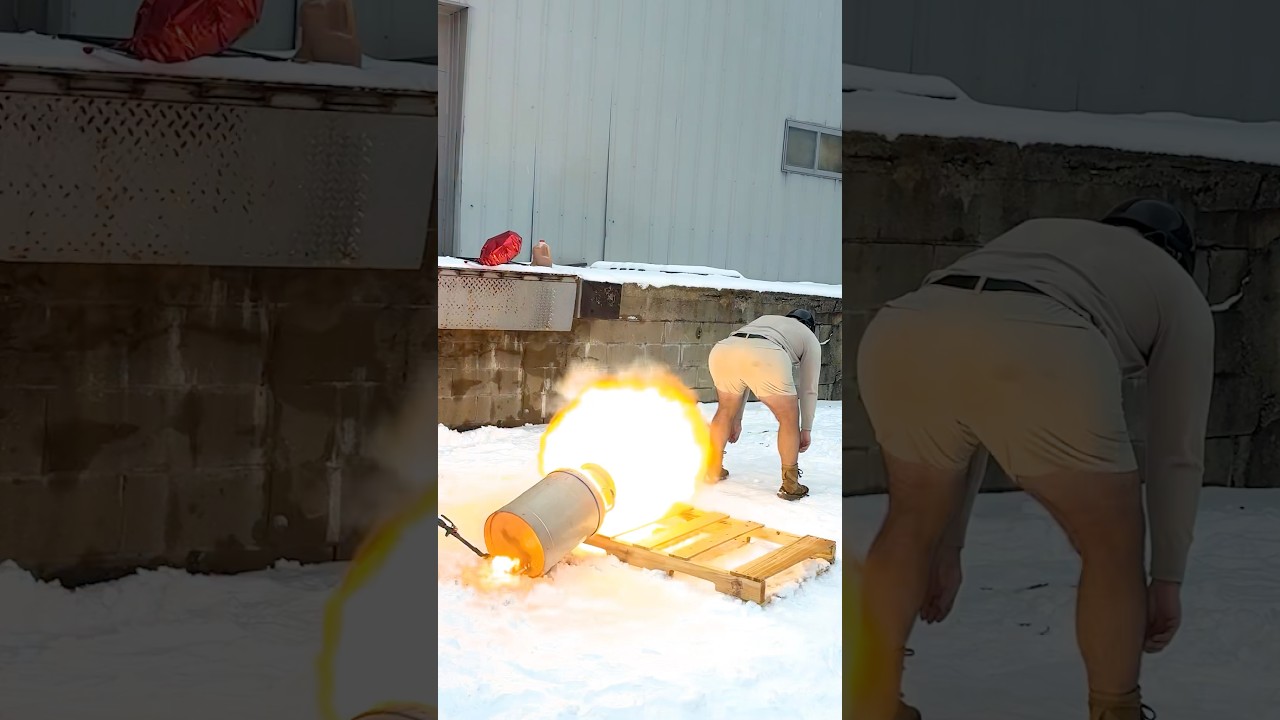 Backyard science experiment goes wrong