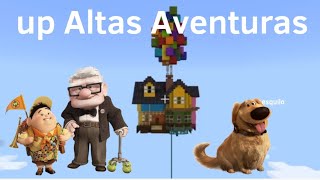 eu fiz a casa do Up Altas Aventuras no Minecraft filme da Disney e Pixar