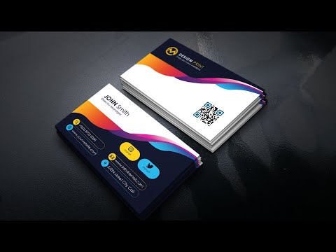 Colorful Creative Business Card - Photoshop Tutorial