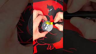Let’s pain the back of our pikachu coin. #pokemon #fyp #pokemoncollectors #pokemonfans