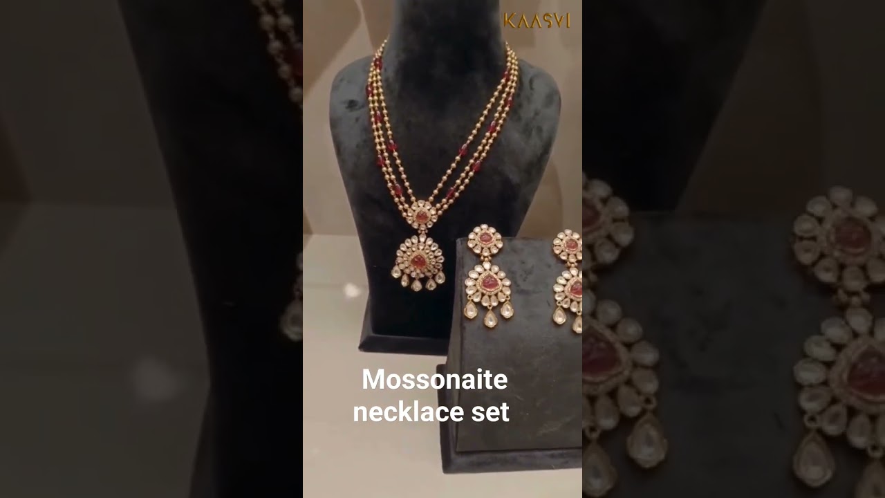 Shop Mossonaite necklace set @ 