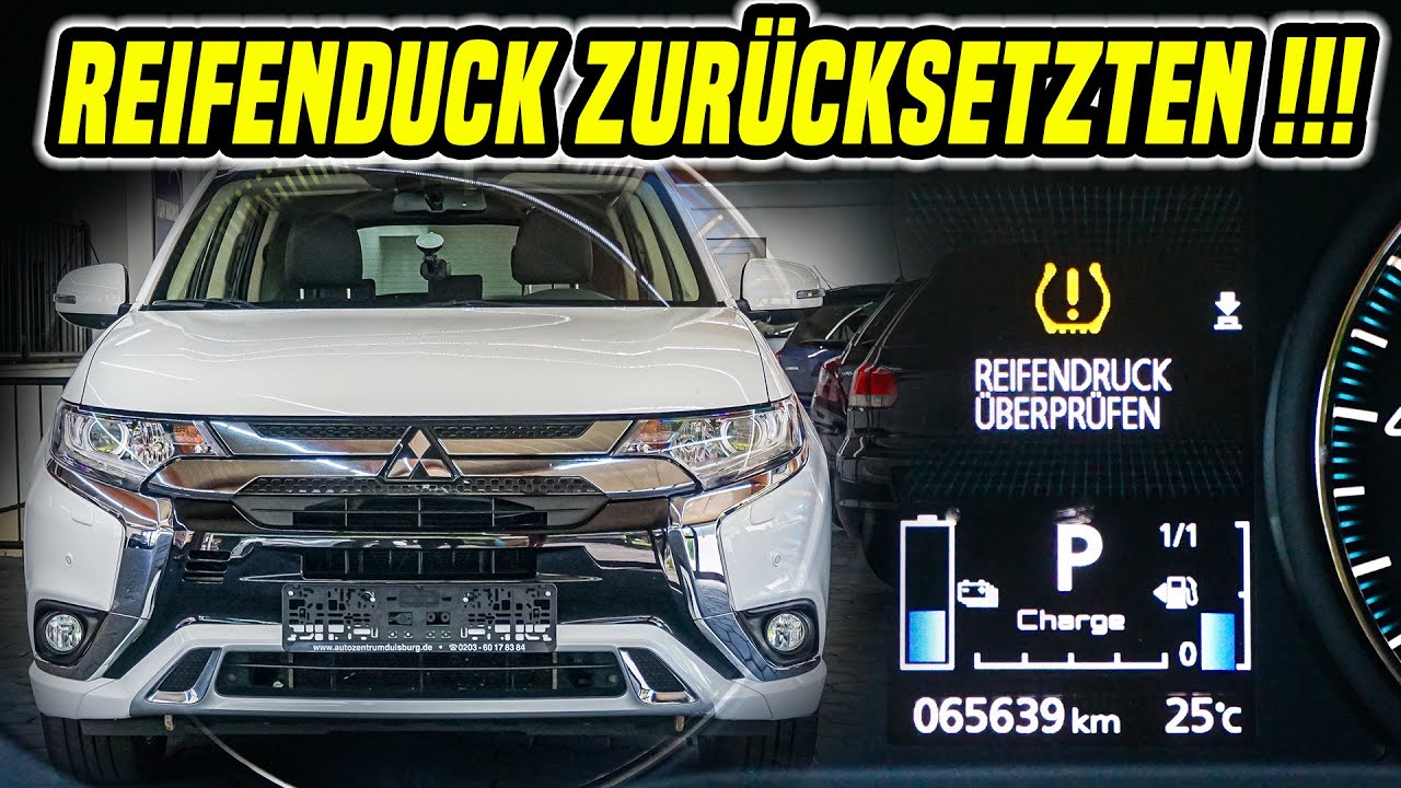 Mitsubishi Reifendruck Kontrollsystem Zurcksetzen