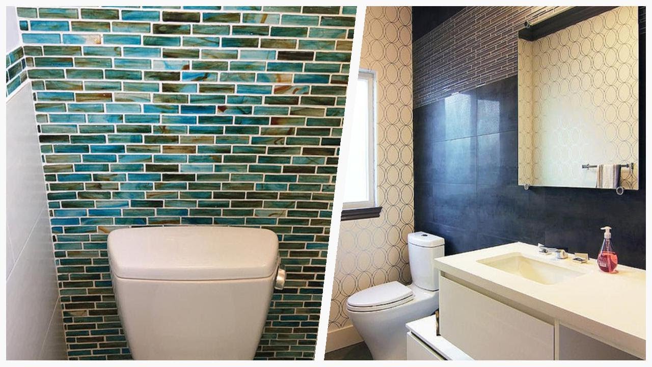 Black Wall Powder Room Ideas