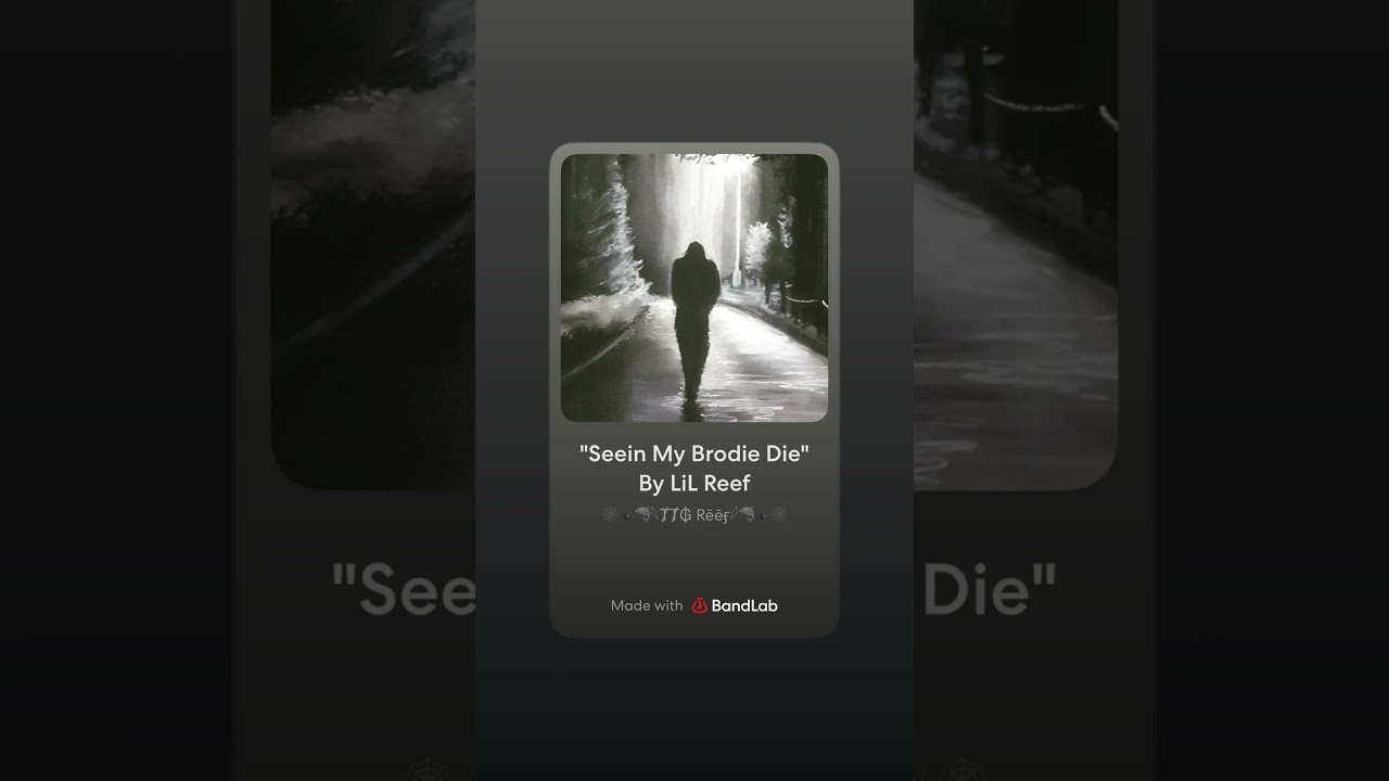 “Seein My Brodie Die” By Lil Reef